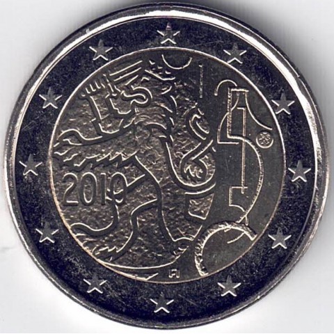 2010. 2 Euros Finlandia "Rapahaja"