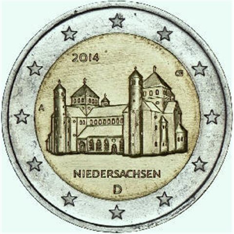 2014. 2 Euros Alemania "Baja Sajonia"