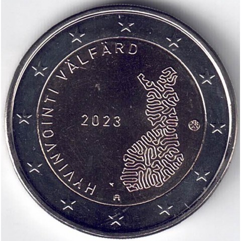 2023. 2 Euros Finlandia. Sanitarios