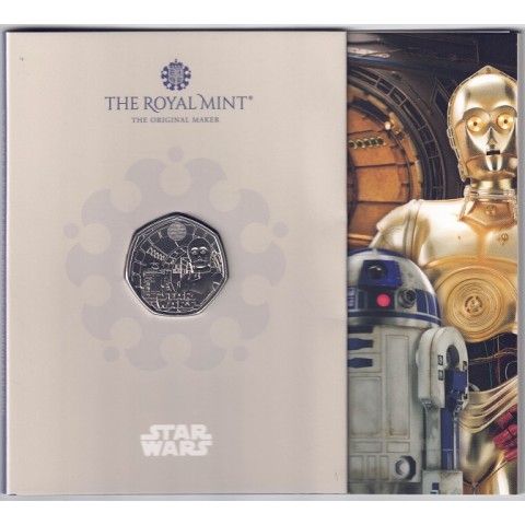 2023. Moneda Inglaterra. 50 Pence. Star Wars
