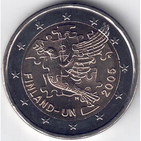2005. 2 Euros Finlandia "60º Aniversario ONU"