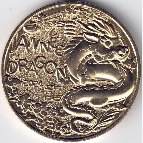 2023. 1/4 euro Francia. Año del Dragón
