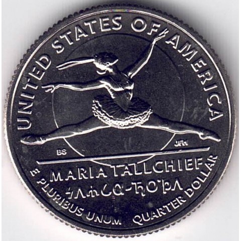 2023. Woman Quarter. Maria Tallchief D