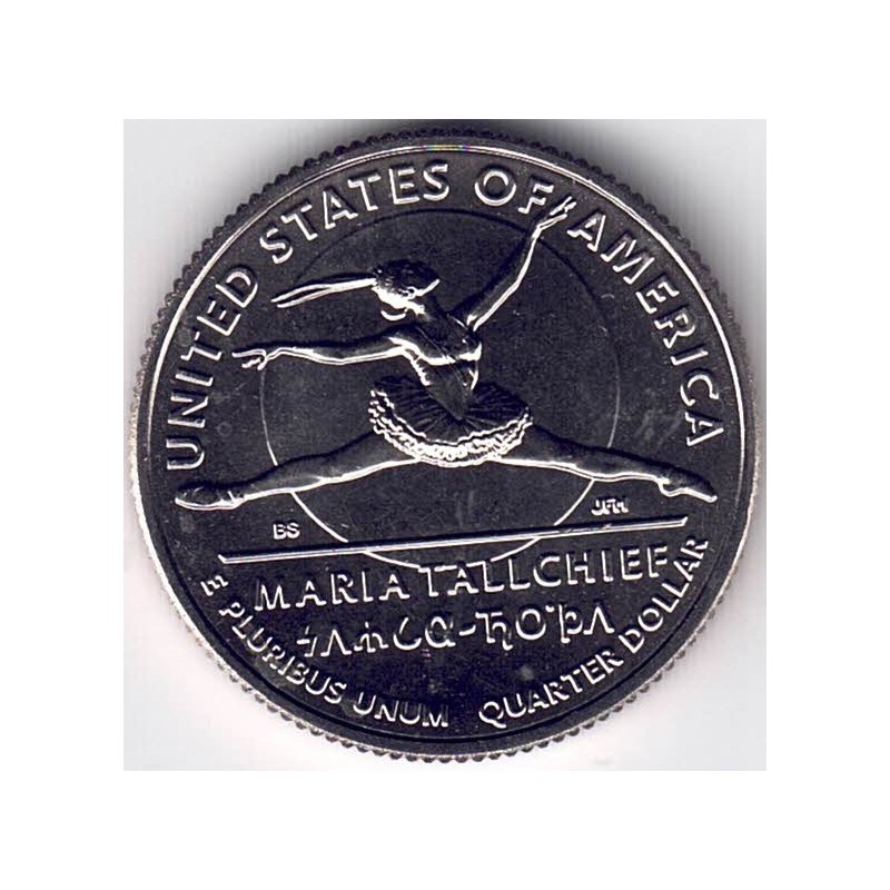 2023. Woman Quarter. Maria Tallchief D