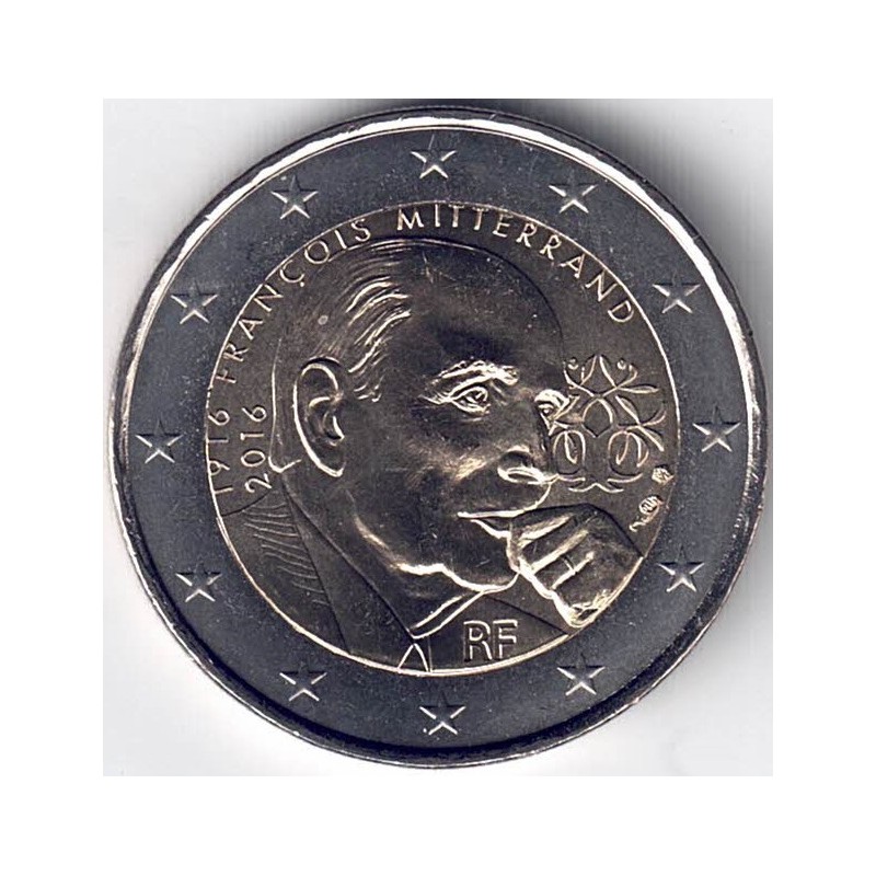 2016. 2 Euros Francia "Mitterrand"