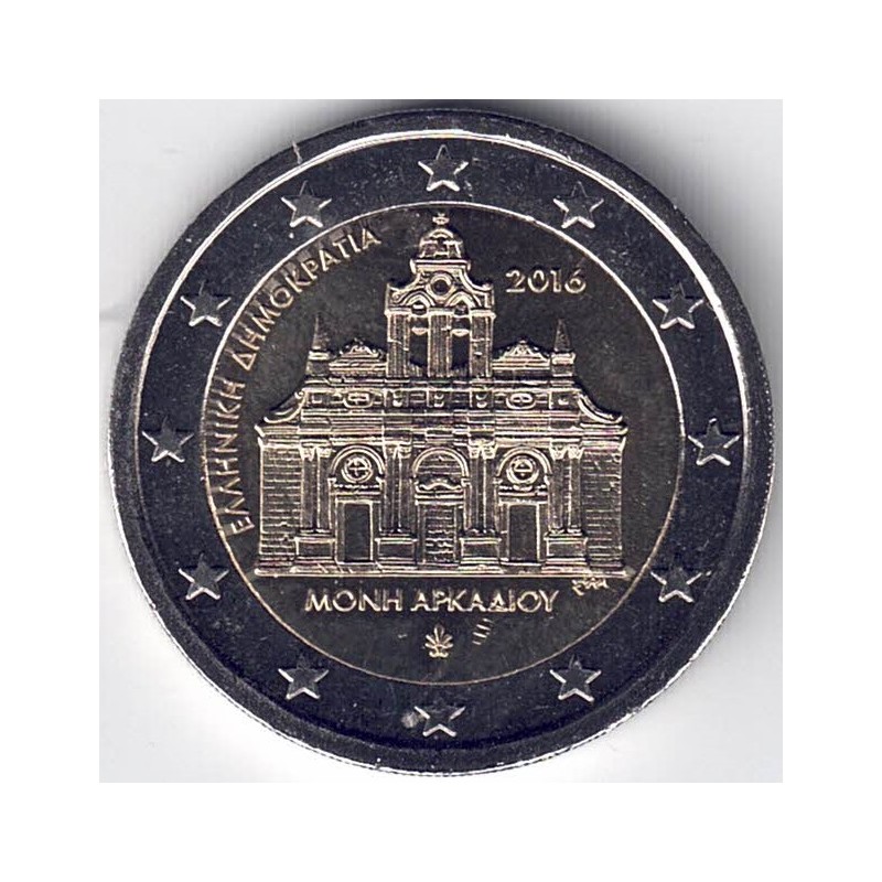 2016. 2 Euros Grecia "Arkadi"