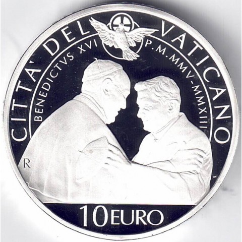 2023. 10 euros Vaticano. Benedicto XVI