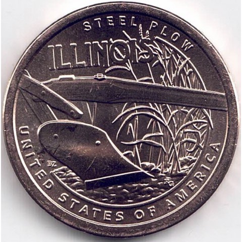 2024. Moneda EEUU. 1 Dolar. Innovacion Illinois P