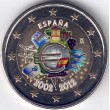 2012. 2 Euros España "X Aniversario" color