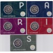 2024. 2 euros Francia. Olimpiada 5 modelos