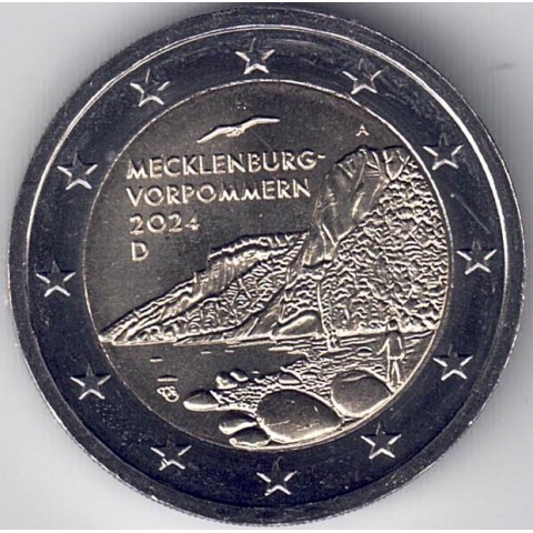 2023. 2 Euros Alemania. Mecklenburgo-Pomerania Occidental