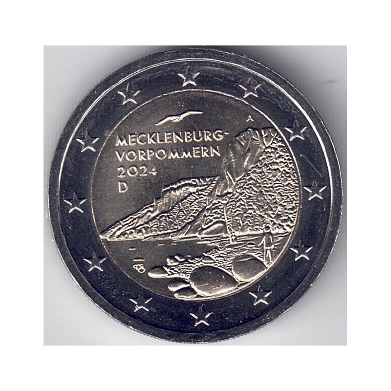 2023. 2 Euros Alemania. Mecklenburgo-Pomerania Occidental