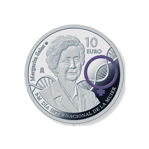 2024. Día de la mujer. Margarita Salas. 10 euros