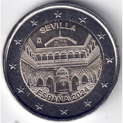2023. 2 euros España. Sevilla