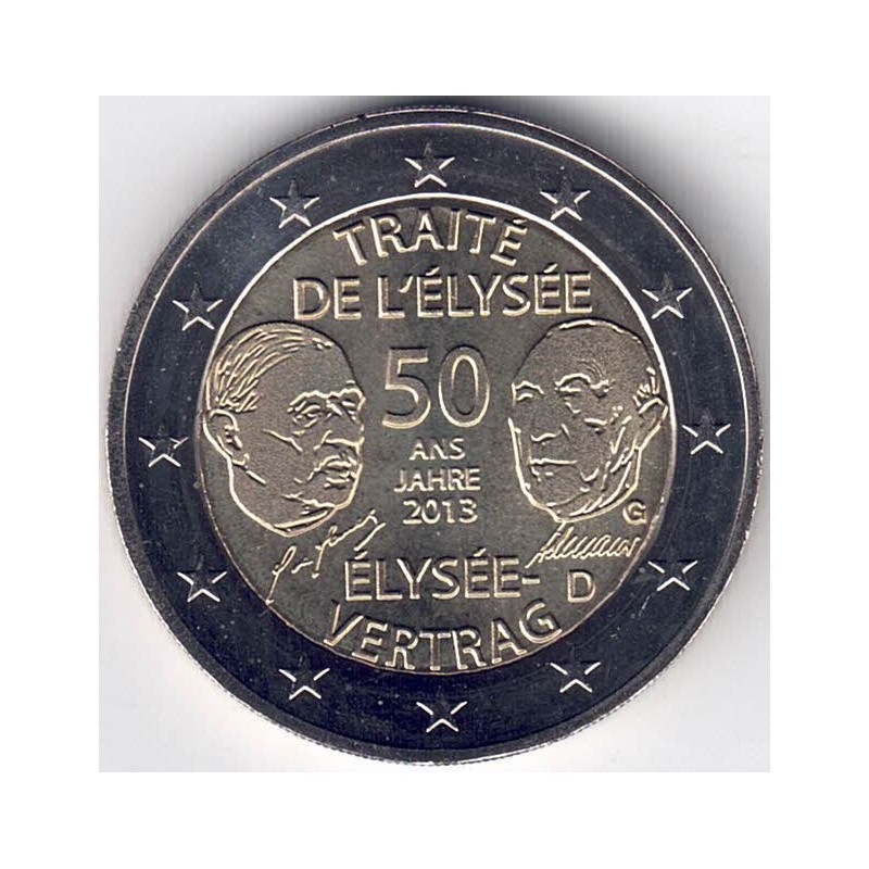 2013. 2 Euros Alemania A-Berlin "Tratado"