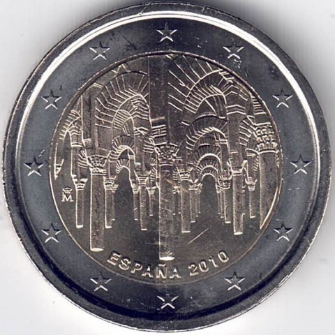 2010. 2 Euros España "Mezquita Córdoba"