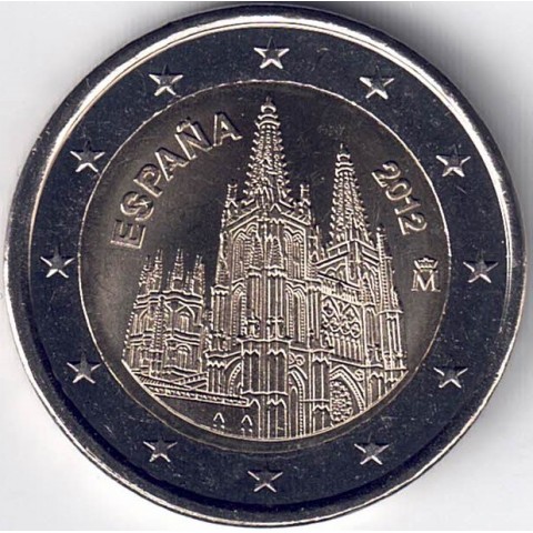 2012. 2 Euros España "Burgos"