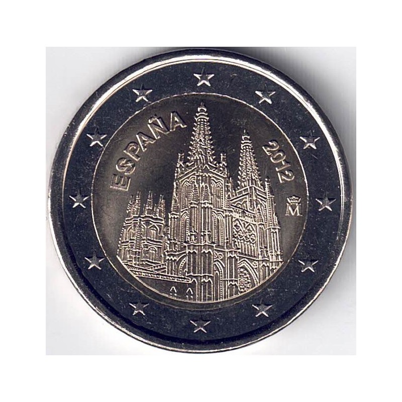 2012. 2 Euros España "Burgos"