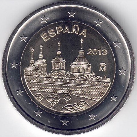 2013. 2 Euros España "Escorial"