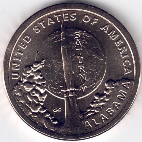 2024. Moneda EEUU. 1 Dolar. Innovacion Alabama D