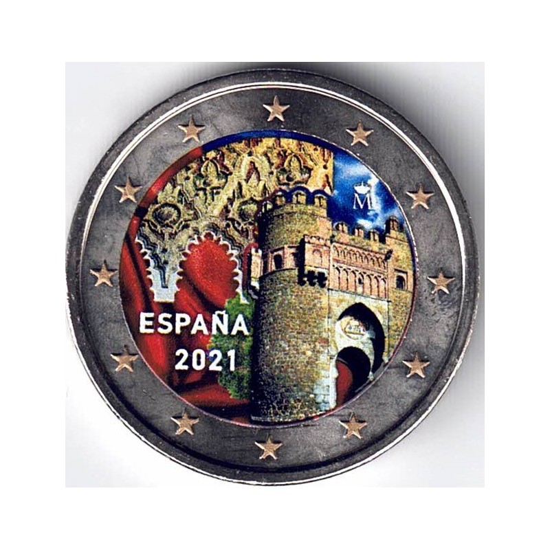 2020. 2 euros España "Toledo" color