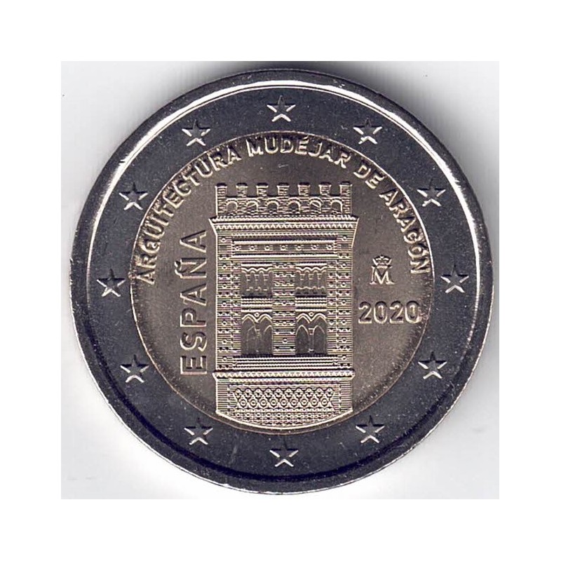 2019. 2 euros España "Mudéjar Aragón"
