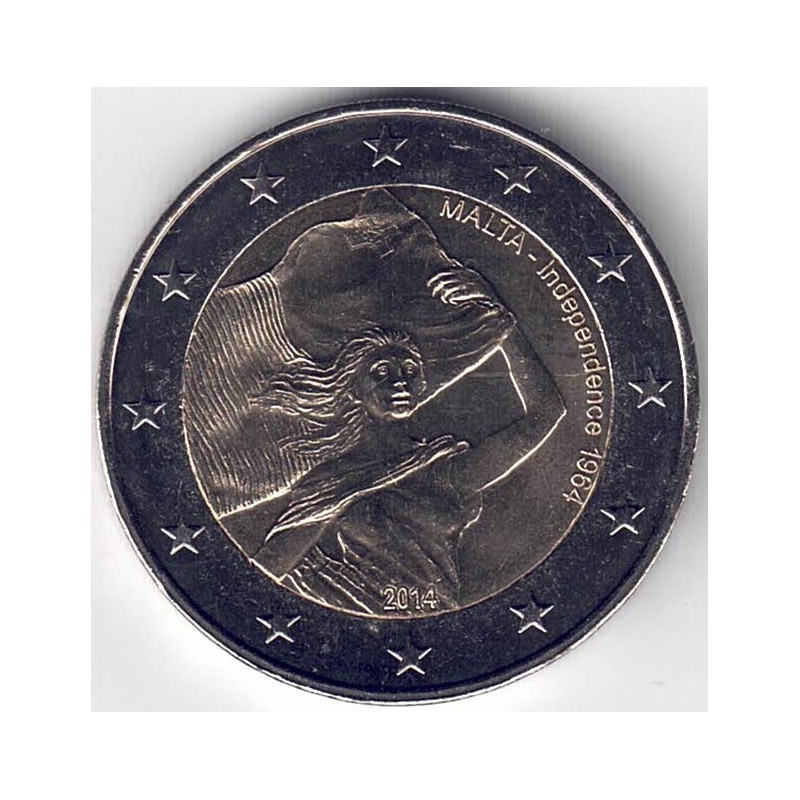 2014. 2 Euros Malta "Independencia"