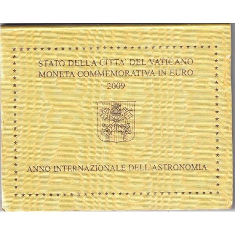 2009. 2 Euros Vaticano "Astronomia"