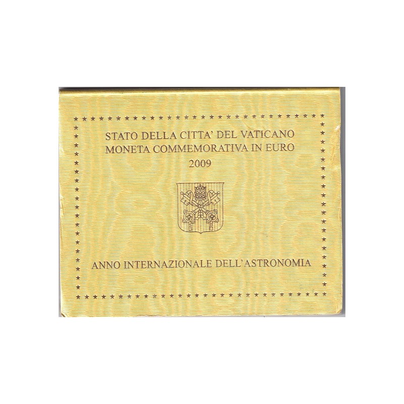 2009. 2 Euros Vaticano "Astronomia"