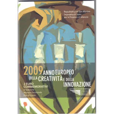 2009. 2 Euros San Marino "Creatividad"