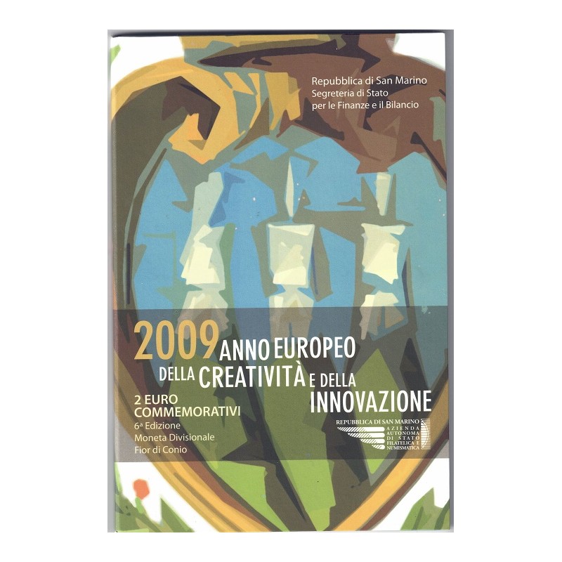 2009. 2 Euros San Marino "Creatividad"