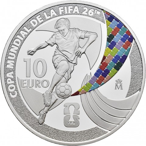 2025. 10 euros Mundial FIFA 2026