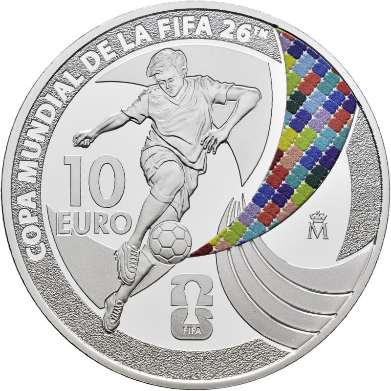 2025. 10 euros Mundial FIFA 2026