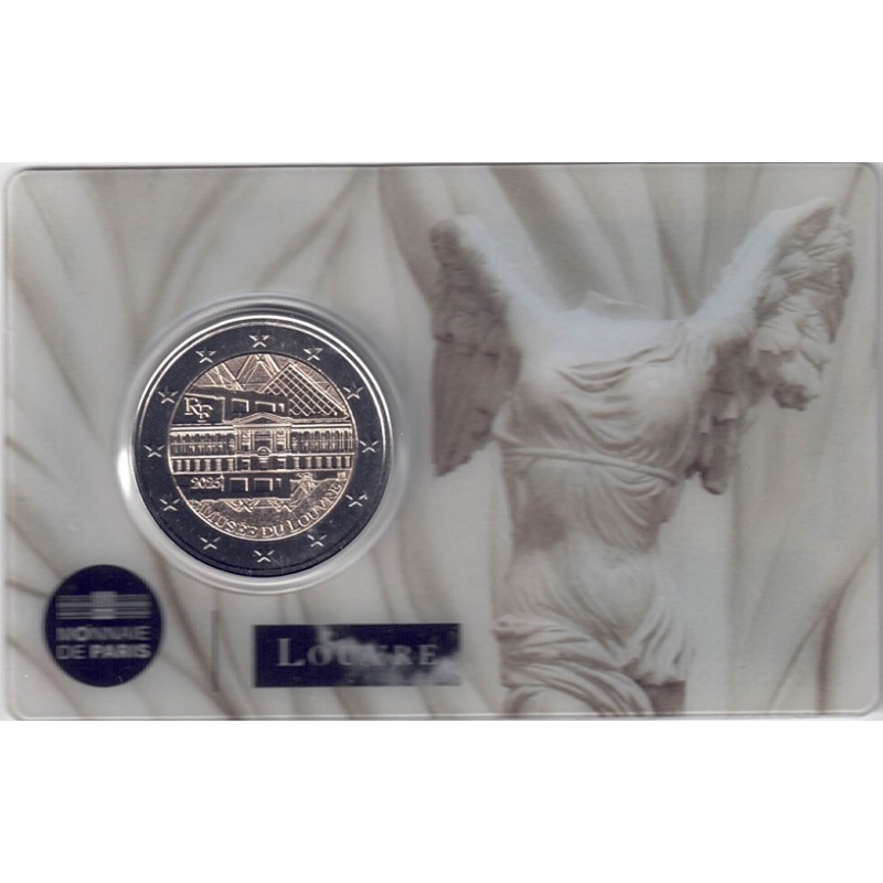 2025. 2 Euros Francia. Museo Louvre