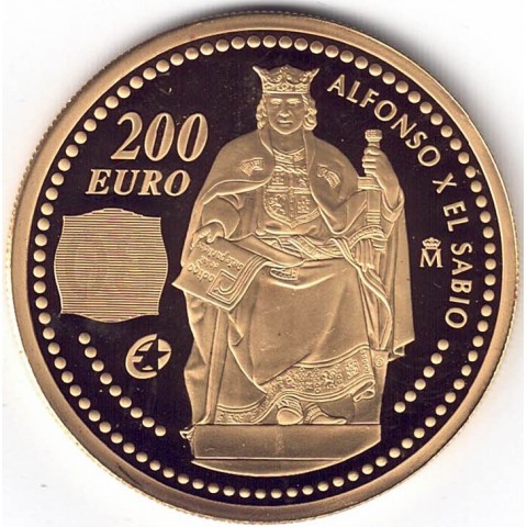 2008. Alfonso X "El Sabio" 200 euros
