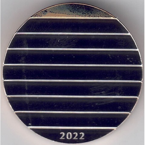 2022. 5 euros Letonia. Valores