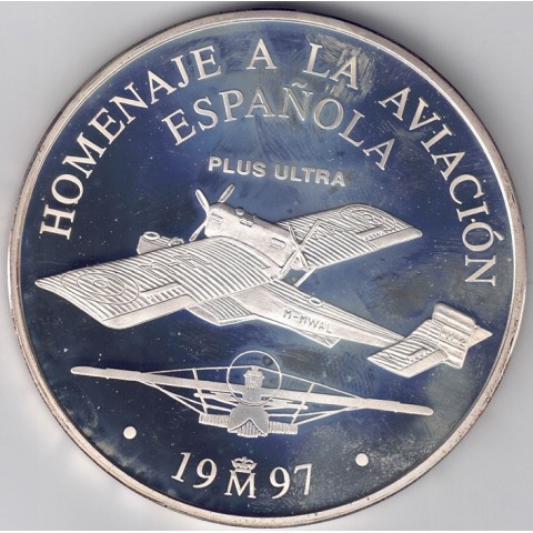 1997. Aviación Española. 25 euros "Plus Ultra"