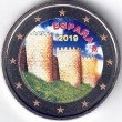 2019. 2 euros España "Muralla" color