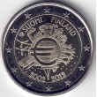 2012. 2 Euros Finlandia "X Aniversario"