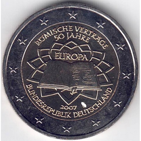 2007. 2 Euros Alemania A-Berlín "Tratado de Roma"