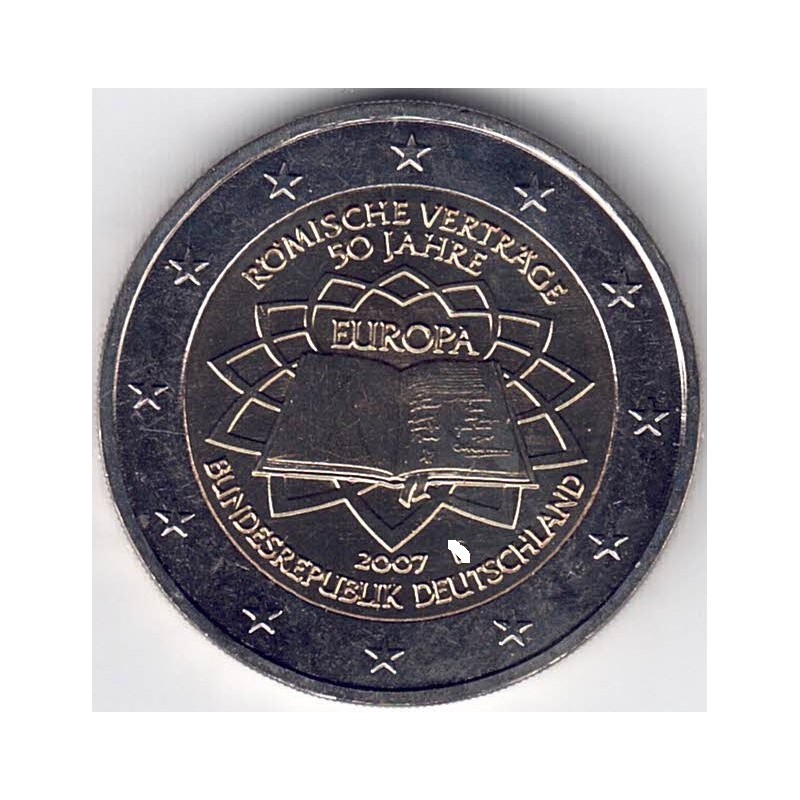 2007. 2 Euros Alemania A-Berlín "Tratado de Roma"