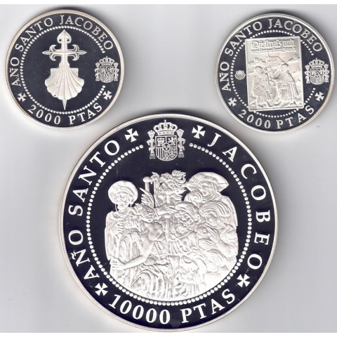 1993. Coleccion plata Xacobeo