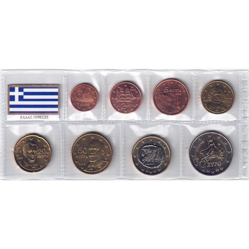 2002. Tira euros Grecia