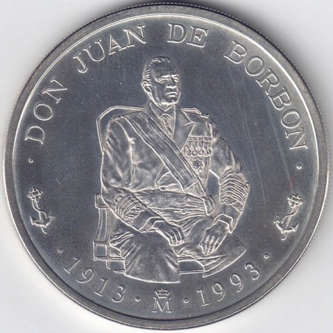 1993. 5 Ecus. Juan de Borbon