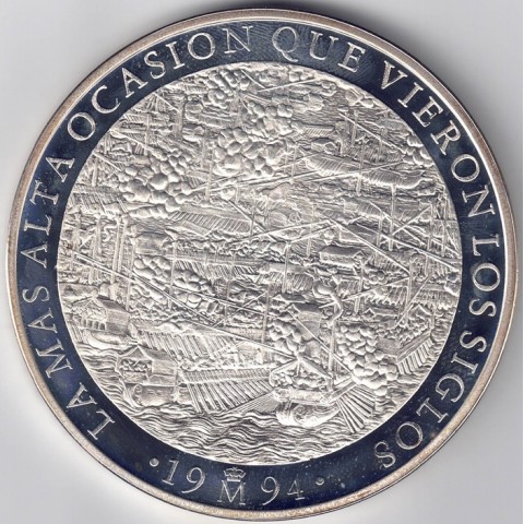 1994. 25 Ecus. Cervantes