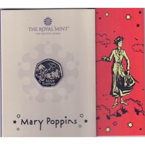 2025. 50 Pence Inglaterra. Mary Poppins