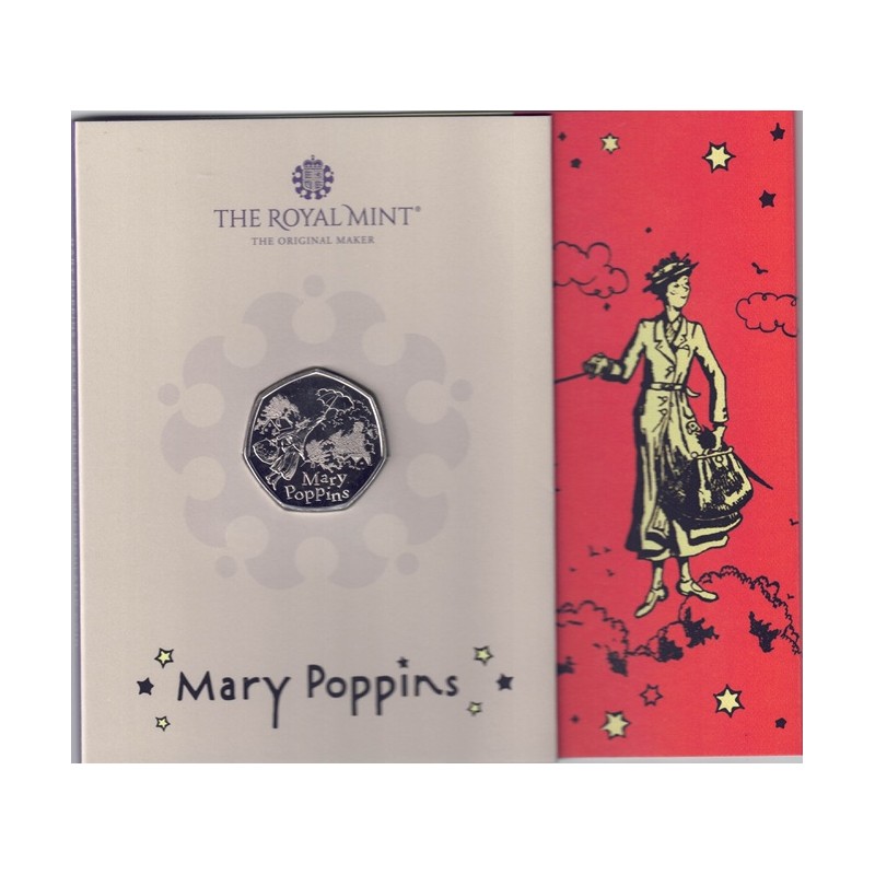 2025. 50 Pence Inglaterra. Mary Poppins
