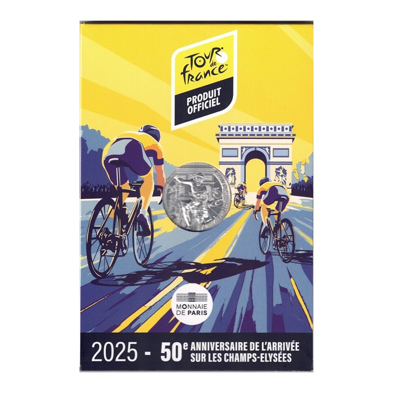 2025. 10 euros Francia. Tour de Francia