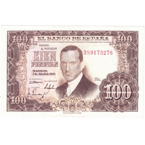 1953. 100 Ptas Julio Romero de Torres