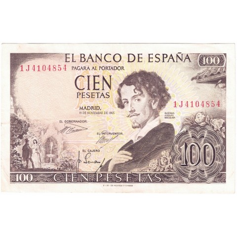1965. 100 Ptas Gustavo Adolfo Becquer